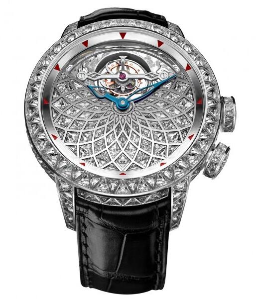 Buy Replica Jacob & Co Caligula Tourbillon Baguette 400.801.30.BD.BD.1BD watch